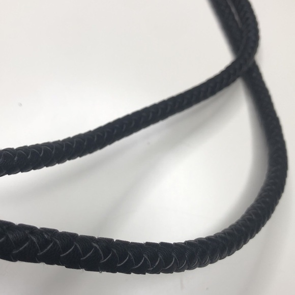 NWT URBAN OUTFITTERS VEGAN LEATHER BLACK LUCE DRAWSTRING SATCHEL BAG - Picture 3 of 9